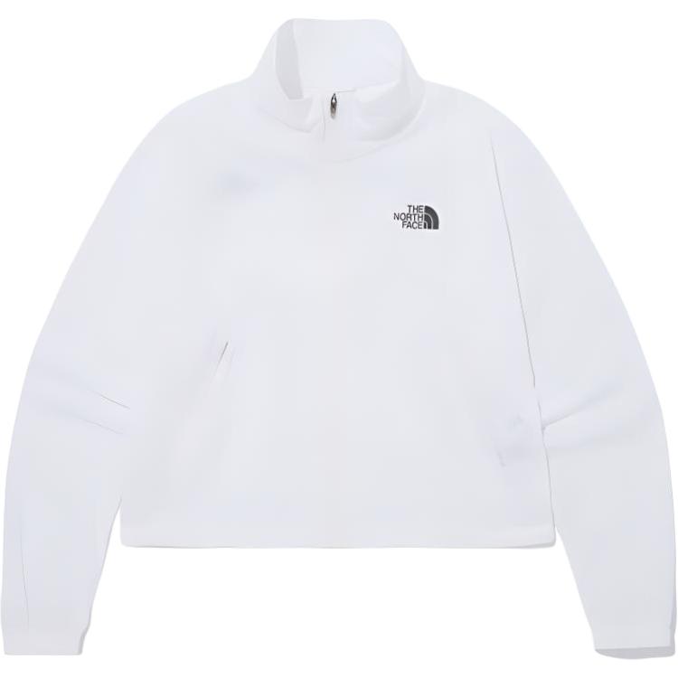 TNF White Colorblock Zip-Up Jacket NJ3LQ07B
