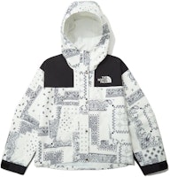 The North Face White Crop Mountain Dry Colorblock Print Hoodie Jacket NJ2HN90A The North Face White Crop Mountain Dry Colorblock Print Hoodie Jacket NJ2HN90A