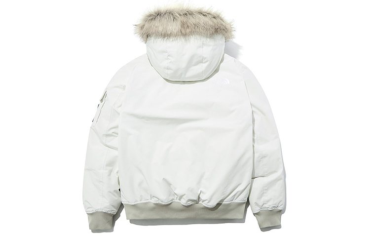 TNF White Down Jacket, Windproof, Waterproof, Unisex. NJ1DL57B 圖 3