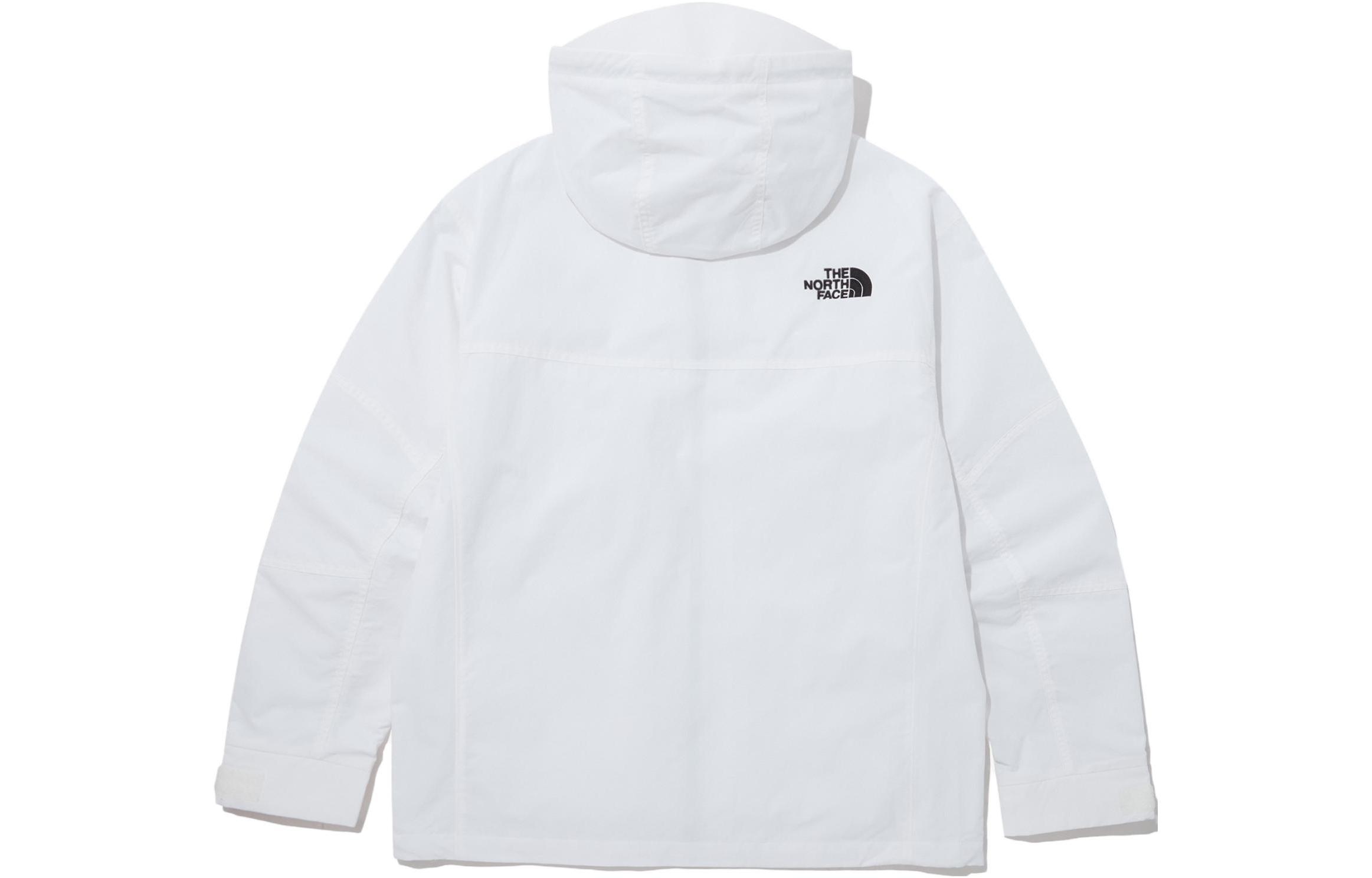 TNF White Embroidered Logo Zip-Up Hoodie Jacket Unisex NJ3BP04C 圖 3