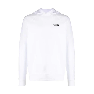 TNF White Hoodie with Back Letter Print NF0A2ZWUFN41WHITE