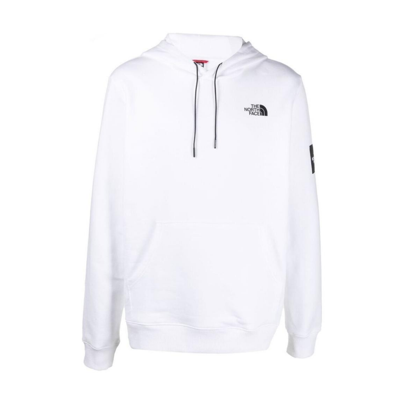 TNF White Hoodie with Cartoon Graphic Print NF0A7X3J-FN41