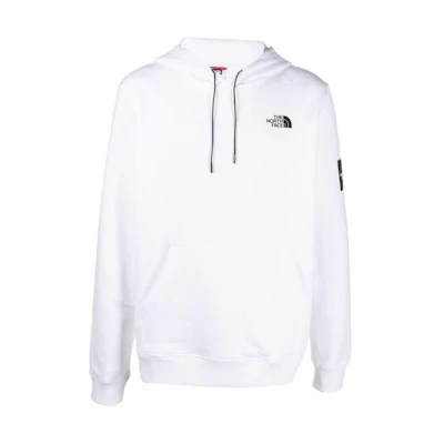 TNF White Hoodie with Cartoon Graphic Print NF0A7X3J-FN41