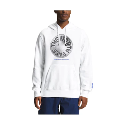 TNF White Hoodie with Logo Graphic Print NF0A8121-FN4