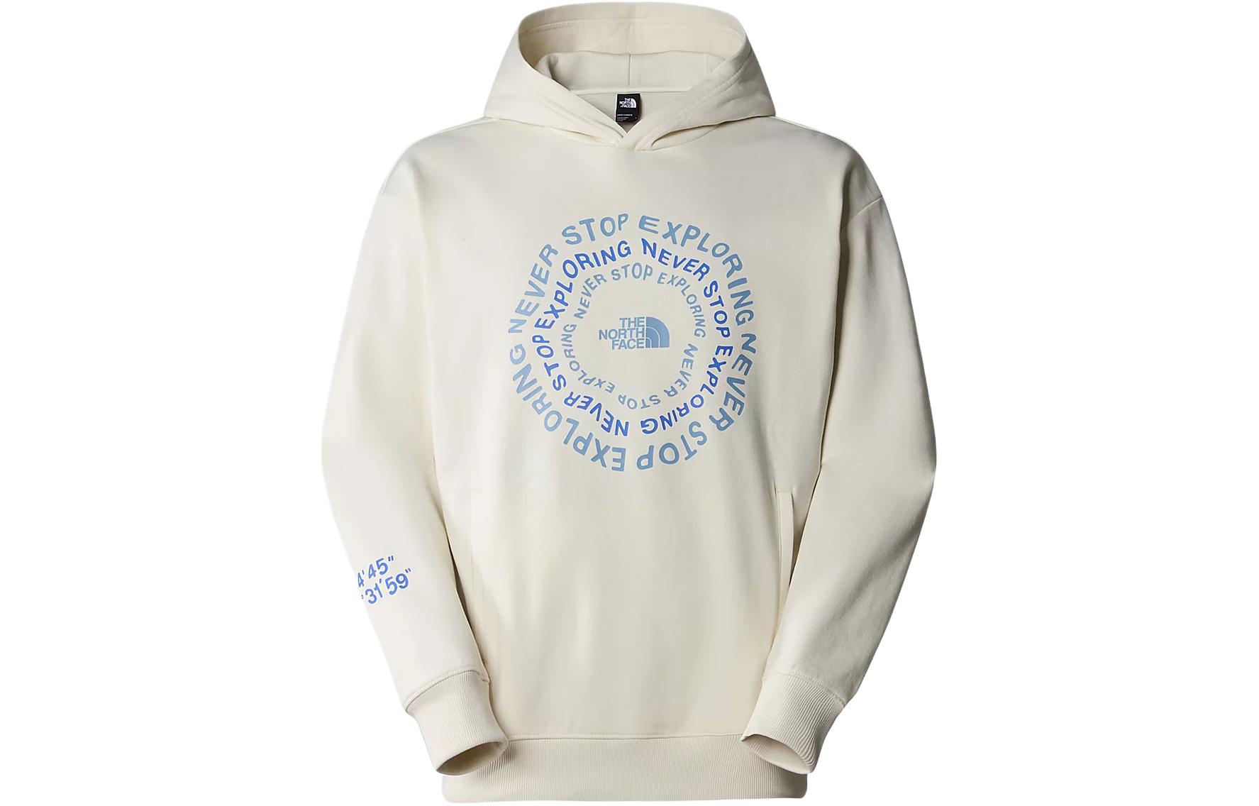 TNF White Letter Print Pullover Hoodie Unisex NF0A87F3-QLI