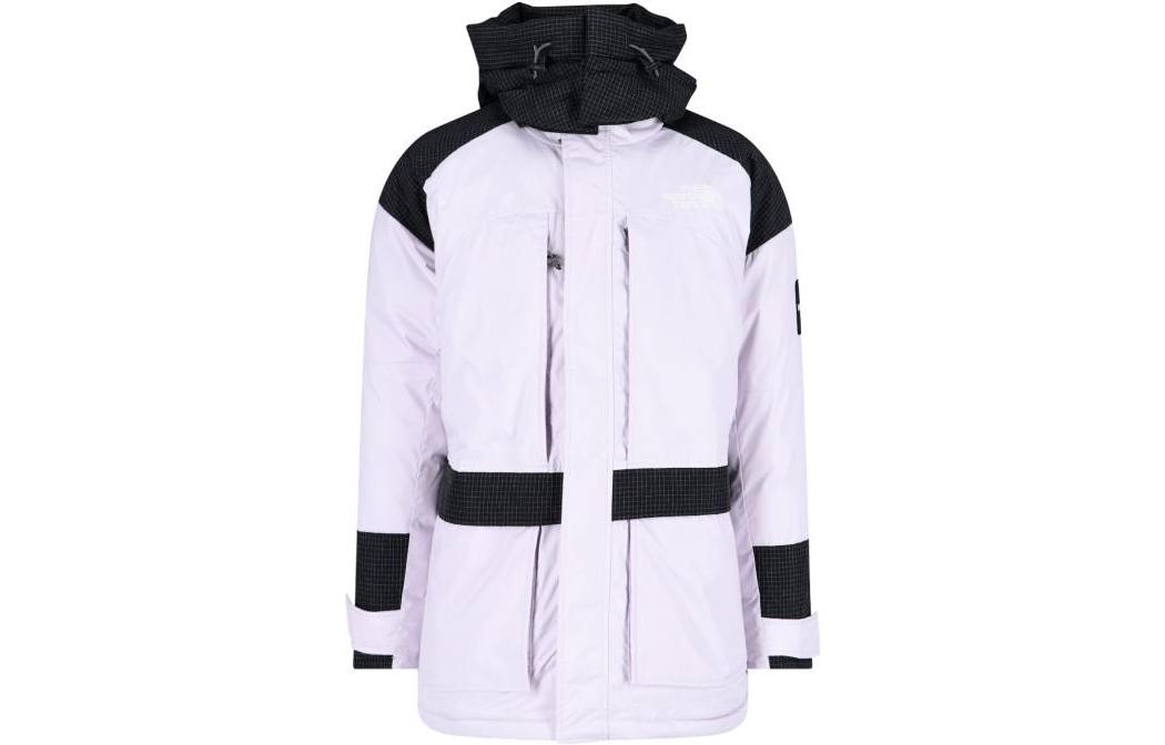 TNF White Logo Embroidered Hoodie Jacket NF0A7X2Y-6S1