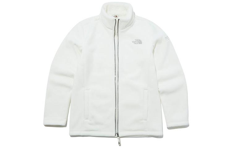TNF White Logo Fleece Jacket Unisex NJ4FL54J