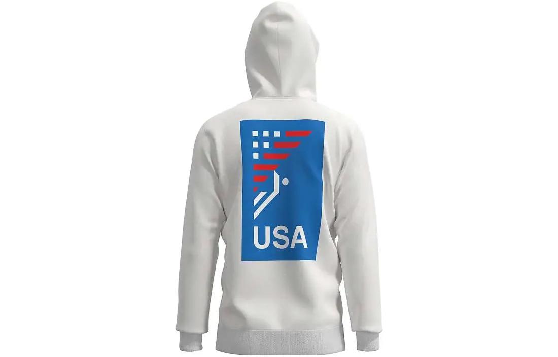 TNF White Logo Graphic Hoodie NF0A4N74-FN4