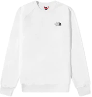 The North Face White Logo Print Crewneck Long Sleeve Sweatshirt NF0A4SZ9-FN4 The North Face White Logo Print Crewneck Long Sleeve Sweatshirt NF0A4SZ9-FN4