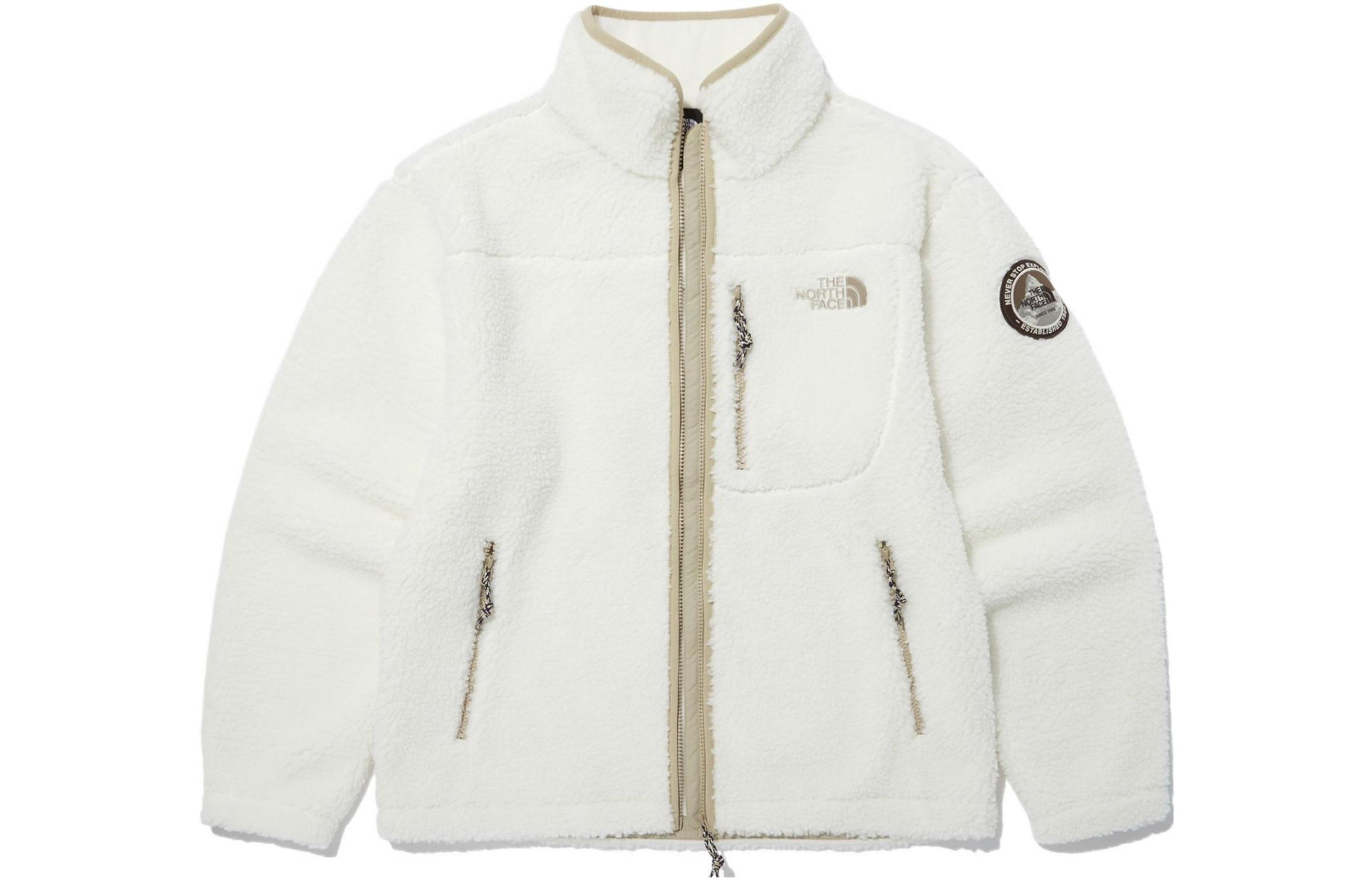 Order ザ・ノース・フェイス ホワイトロゴプリント フリースジップジャケット ユニセックス NJ4FN56A