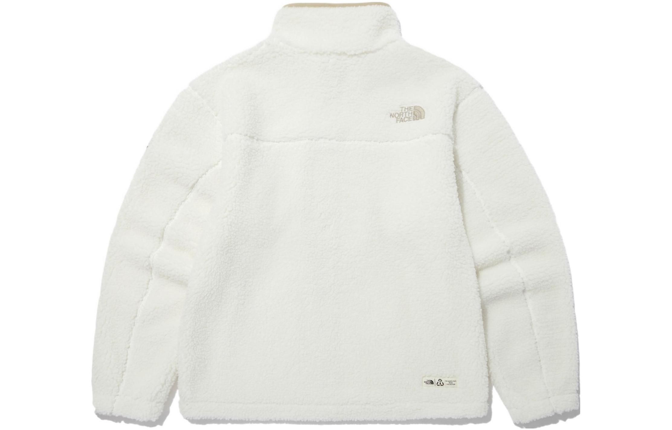 Lookbook ザ・ノース・フェイス ホワイトロゴプリント フリースジップジャケット ユニセックス NJ4FN56A