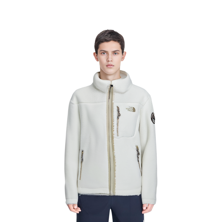 Purchase ザ・ノース・フェイス ホワイトロゴプリント フリースジップジャケット ユニセックス NJ4FN56A