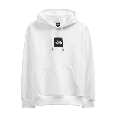 TNF White Logo Print Hoodie with Hood NF0A7QC2-FN4