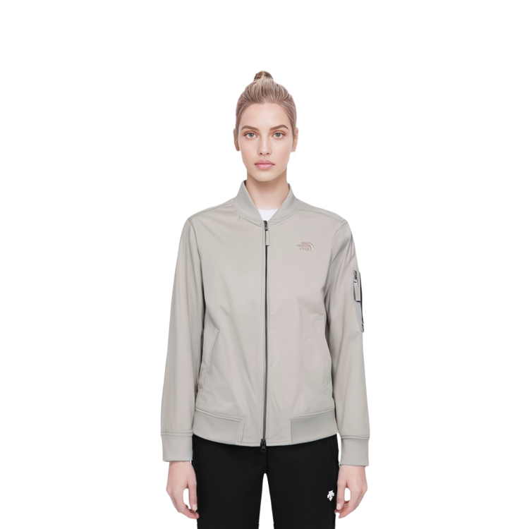 TNF White Logo Print Long Sleeve Jacket Unisex NJ3BP02B 圖 5