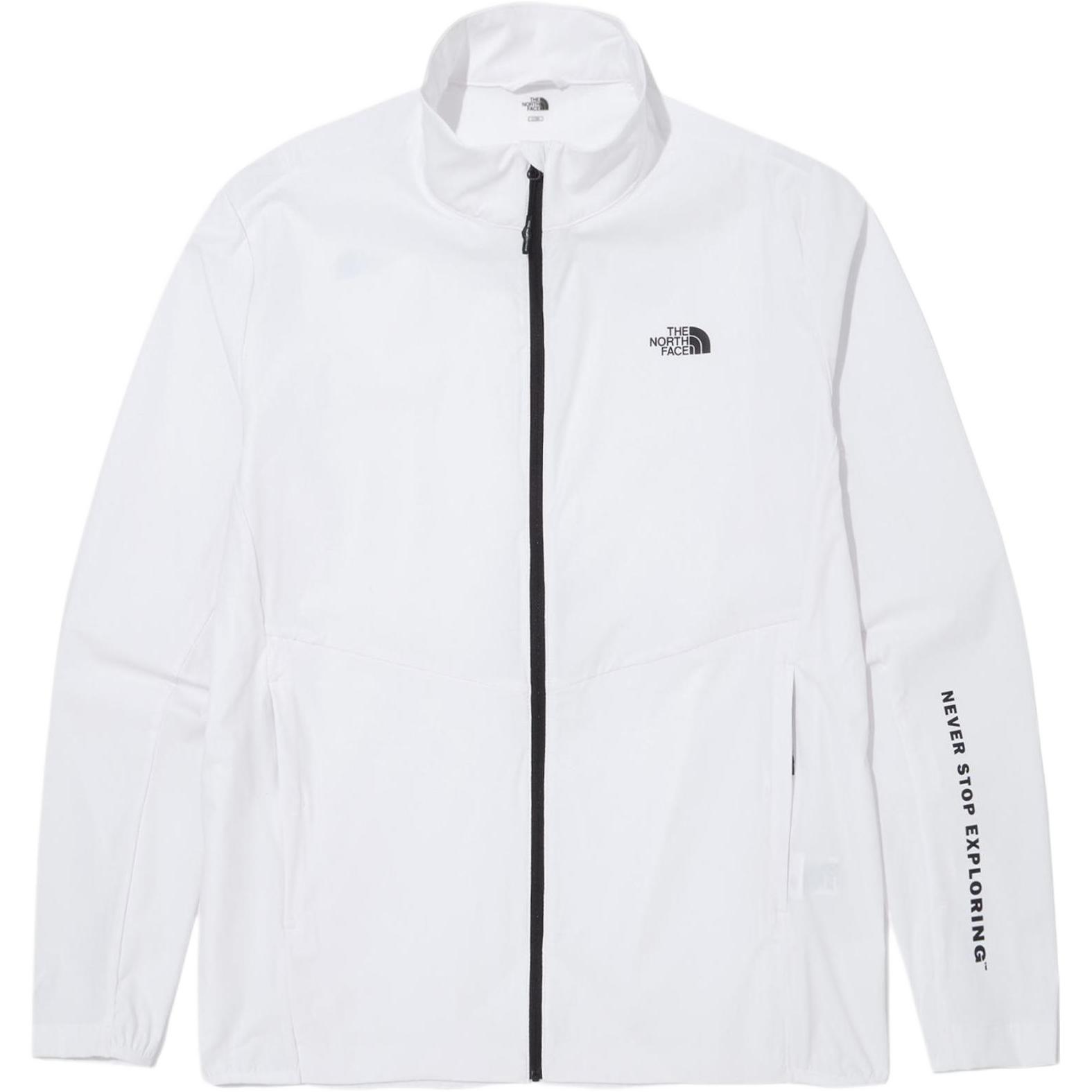 TNF White Logo Print Workwear Full-Zip Jacket NJ3LN04C