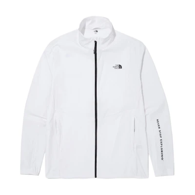 TNF White Logo Print Workwear Full-Zip Jacket NJ3LN04C