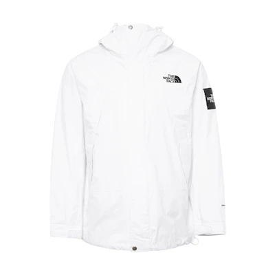 TNF White Logo Print Zip-Up Hoodie NI2HN02J