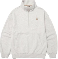 The North Face White Logo Printed Mock-neck Sweatshirt NM5MN52K The North Face White Logo Printed Mock-neck Sweatshirt NM5MN52K