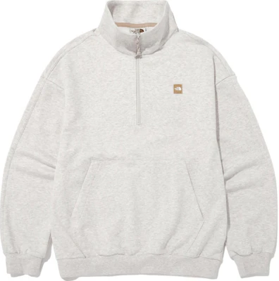 The North Face White Logo Printed Mock-neck Sweatshirt NM5MN52K Buy The North Face White Logo Printed Mock-neck Sweatshirt NM5MN52K