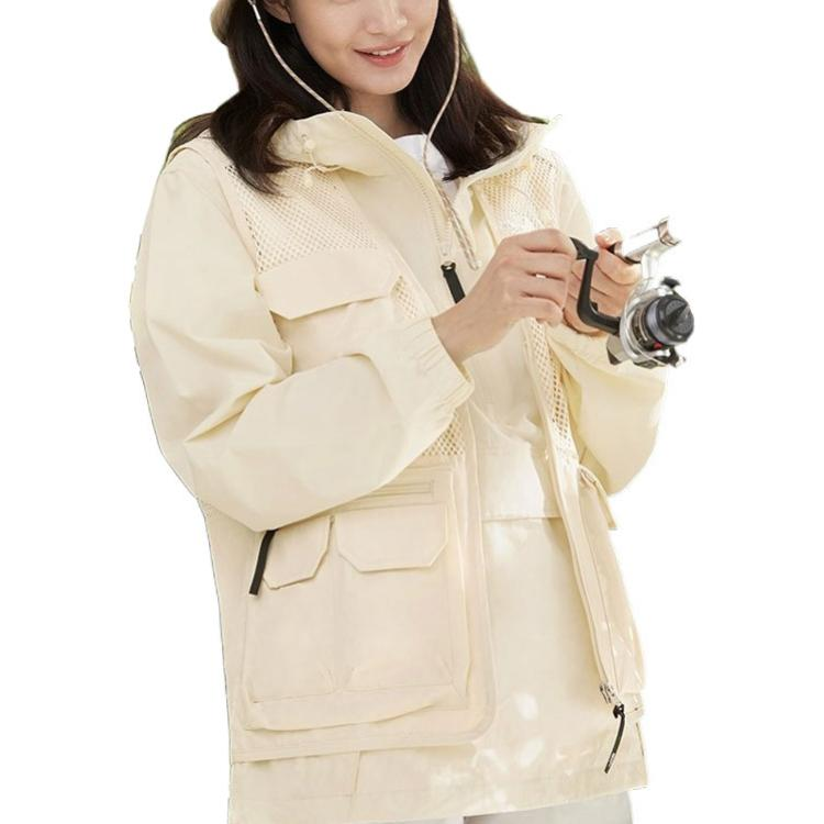 Purchase The North Face Rompi Olahraga Unisex Putih Jala Multi-Saku Bernapas. NV3BM02B