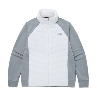 TNF White Retro Colorblock Logo Zip-Up Training Jacket NJ3NP65B
