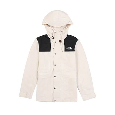 TNF White Softshell Jacket Outdoor Waterproof Hoodie 4NB2-11P