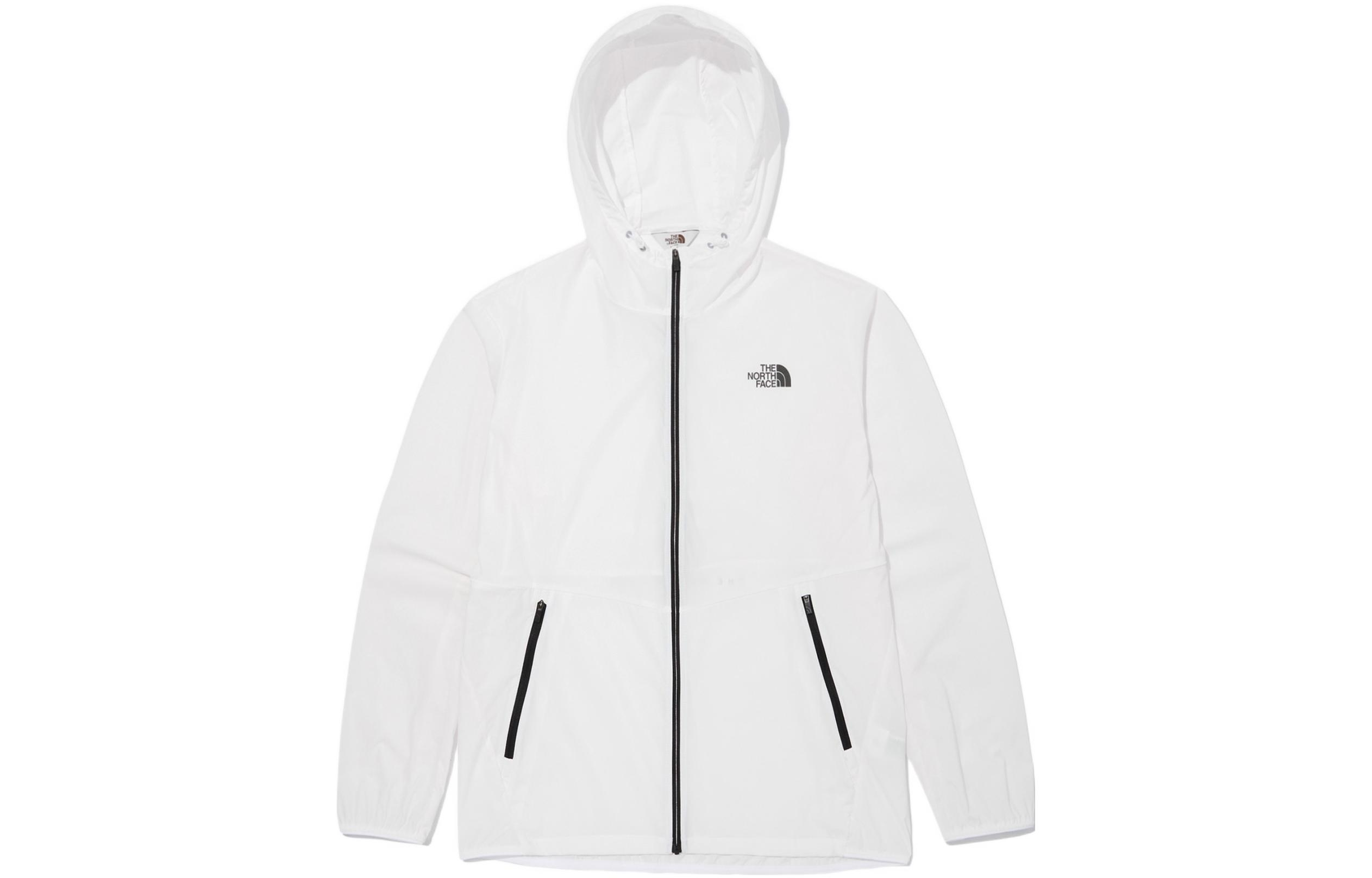 TNF White Solid Logo Waterproof Jacket NJ3LN00K