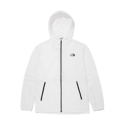 TNF White Solid Logo Waterproof Jacket NJ3LN00K