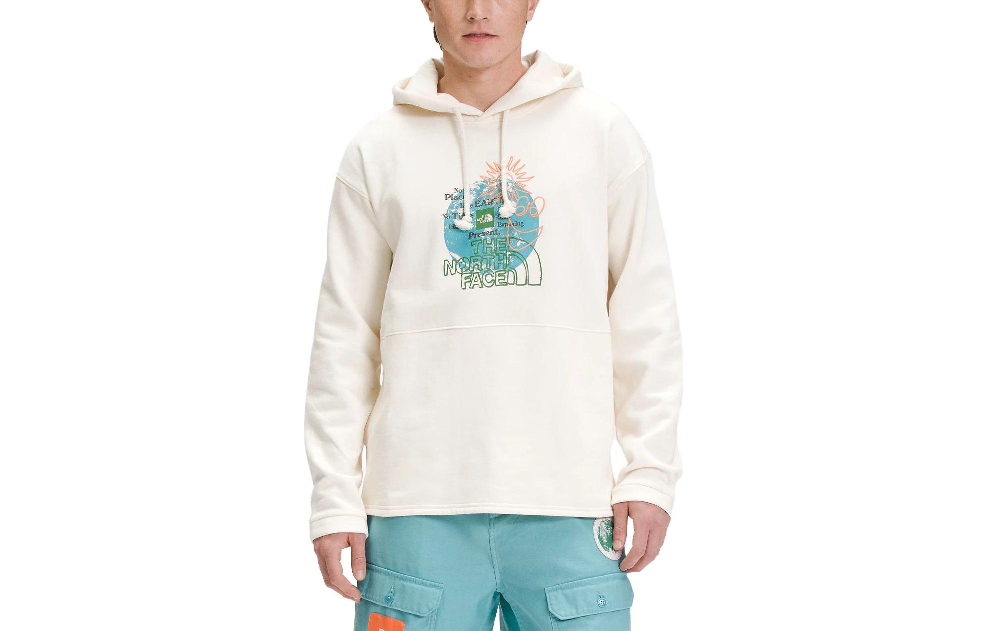 The North Face White Sweatshirt with Logo Print NF0A812B-AOI