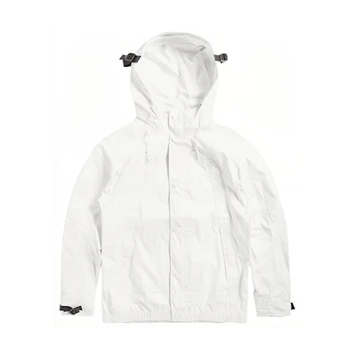 TNF White Waterproof Windproof Hooded Hard Shell Jacket NF0A49CG-FN4