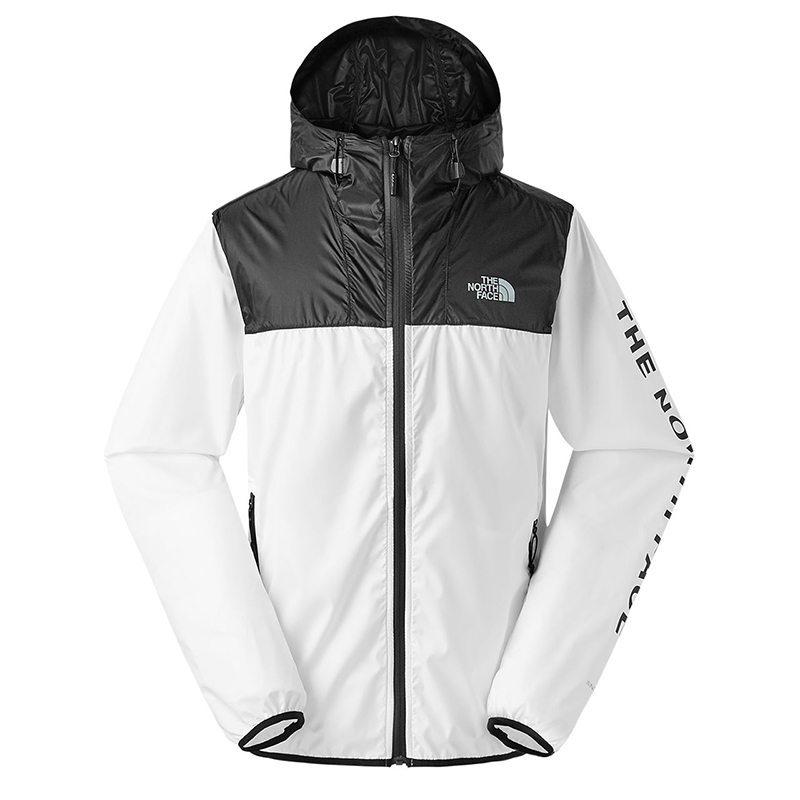 TNF White Zip-Up Hoodie Jacket - Warm, Breathable & Outdoor Casual NF0A3T2R-YEN
