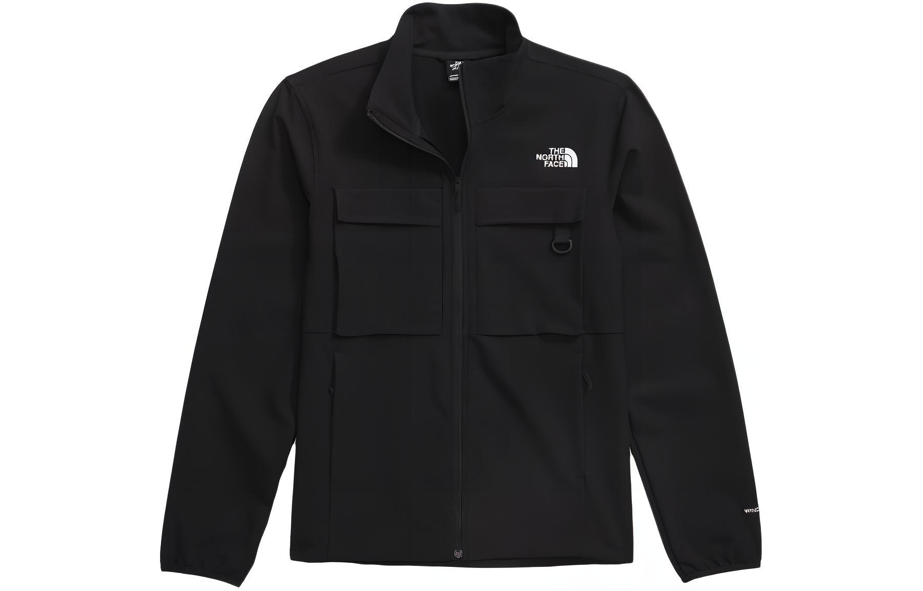 TNF Willow Stretch Black Jacket - Outdoor Casual Multi-Pocket Design NF0A86NW-JK3 圖 2