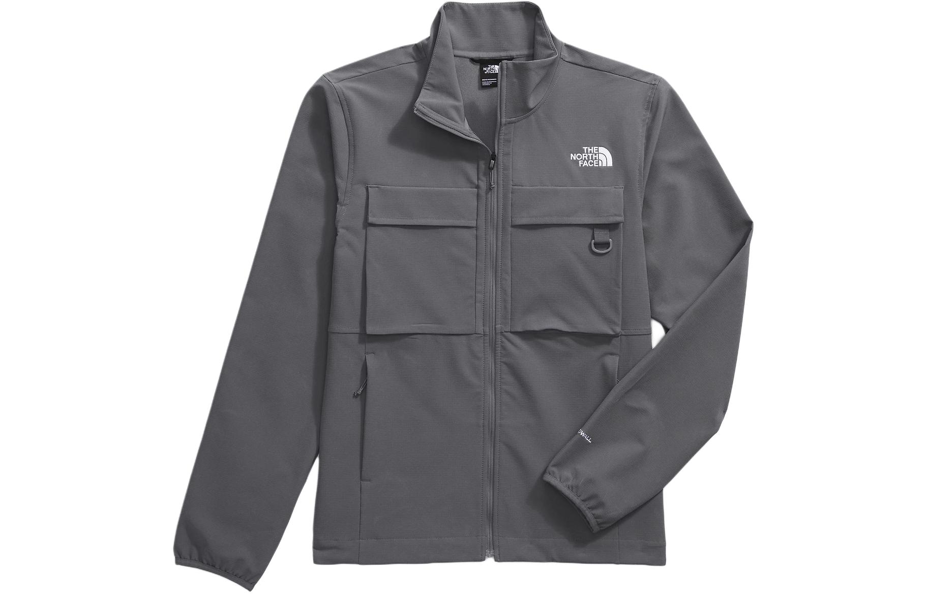TNF Willow Stretch Jacket Solid Gray Full-Zip Jacket NF0A86NW-0UZ