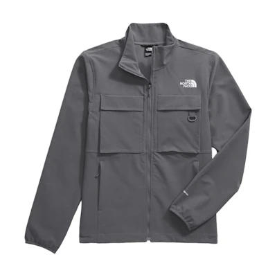 TNF Willow Stretch Jacket Solid Gray Full-Zip Jacket NF0A86NW-0UZ