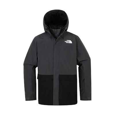 TNF Windproof 3-in-1 Jacket Black - Waterproof & Detachable NF0A4QX7-TLY