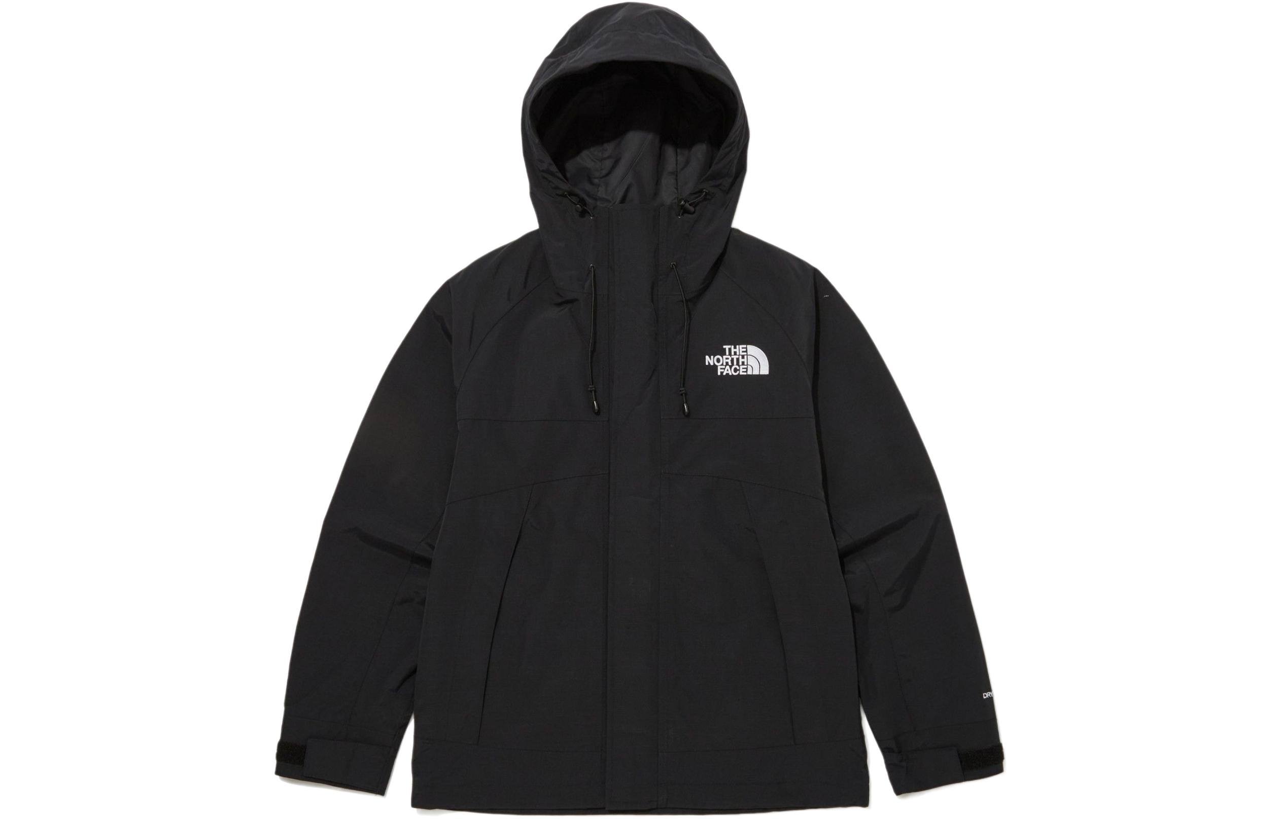 The North Face Windproof Embroidered Logo Hoodie Jacket - Unisex Black NJ2HP09C