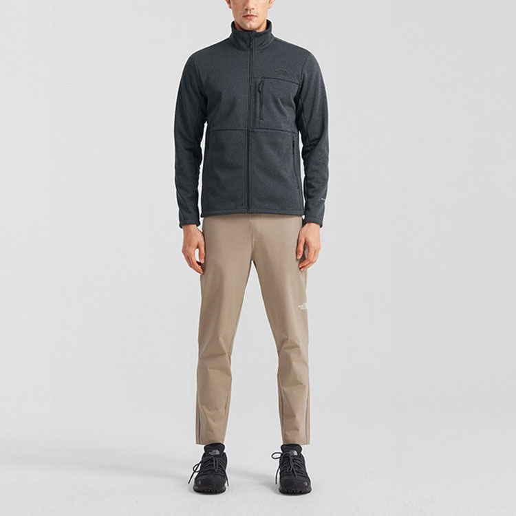 TNF Windproof Fleece Softshell Jacket Outdoor - Grey NF0A4UAW-DYZ 圖 4