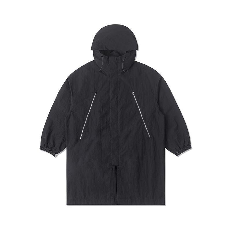 The North Face Windproof Longline Hooded Jacket Black NF0A8AHK-JK3