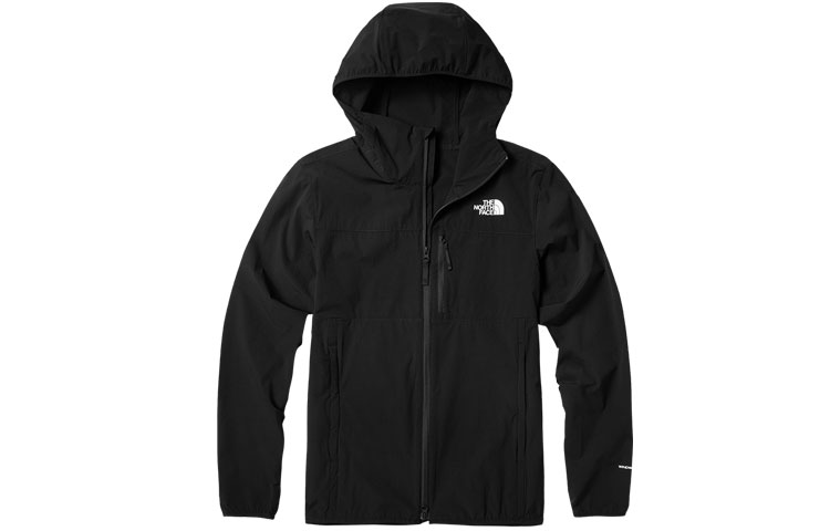 TNF Windproof Outdoor Hooded Jacket Black NF0A536C-JK3