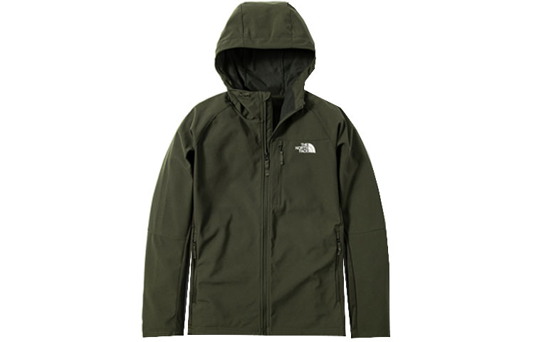 TNF Windproof Softshell Jacket Green 4R2B-21L