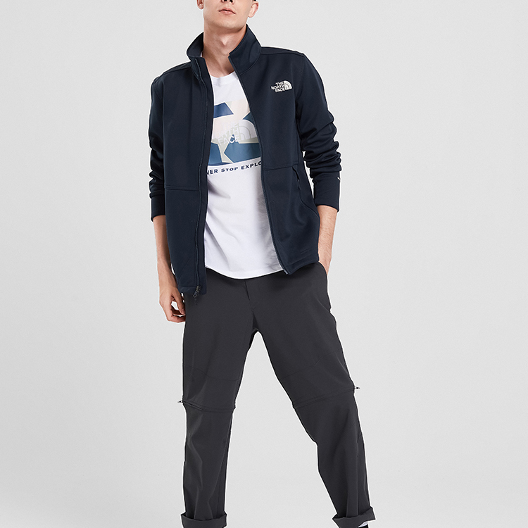 TNF Windproof Thermal Softshell Jacket Blue 4NCN-H2G 圖 5