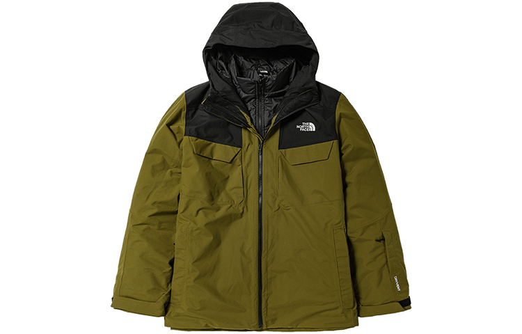 TNF Winter 3-in-1 Outdoor Jacket Green NF0A3M4M-5TU