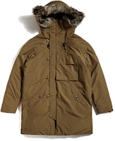 THE NORTH FACE Winter Long Hooded Down Jacket Coat Khaki NF0A3VUS-D9V THE NORTH FACE Winter Long Hooded Down Jacket Coat Khaki NF0A3VUS-D9V