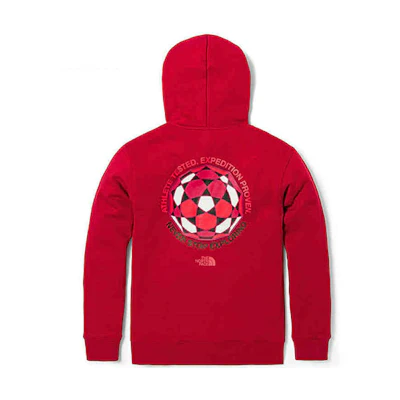 TNF Winter Olympics Red Hoodie Unisex Knit Fleece Warm Sweatshirt NF0A5JW4-619