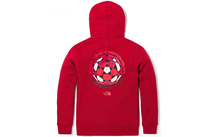 TNF Winter Olympics Red Hoodie Unisex Knit Fleece Warm Sweatshirt NF0A5JW4-619 圖 2