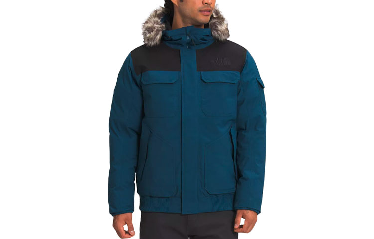 TNF Winter Windproof Down Hooded Jacket Navy NF0A33RG-3ZP