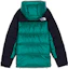 Lookbook The North Face Jaket Puffer Hijau Tahan Angin & Air dengan Hoodie untuk Musim Dingin NF0A4QYX-NL1