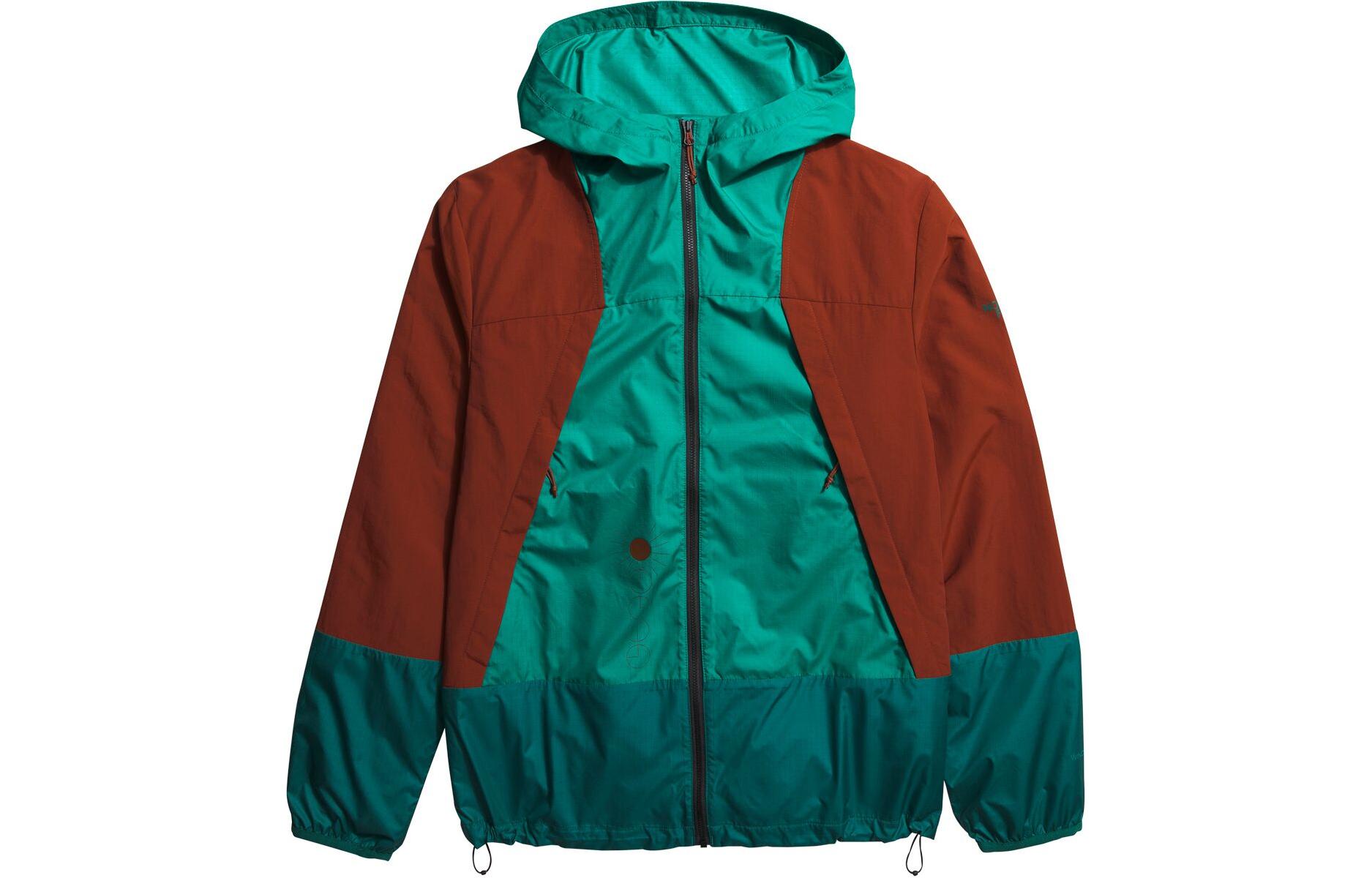 TNF Beams Trailwear Wind Whistle Jacket Brown/Green Outdoor Hoodie NF0A7ZXU-KOD 圖 2