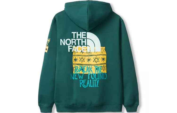 TNF Brain Dead Drop Shoulder Hoodie Unisex Green NF0A3YCVN3P