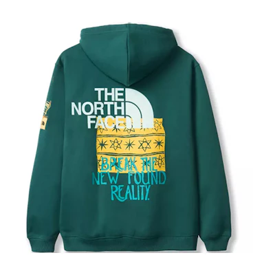 TNF Brain Dead Drop Shoulder Hoodie Unisex Green NF0A3YCVN3P
